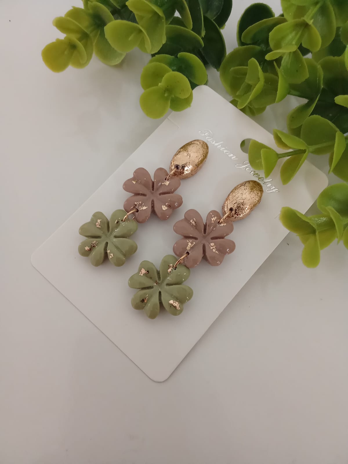 Handmade Polymer Clay Earrings Patrick's Gift