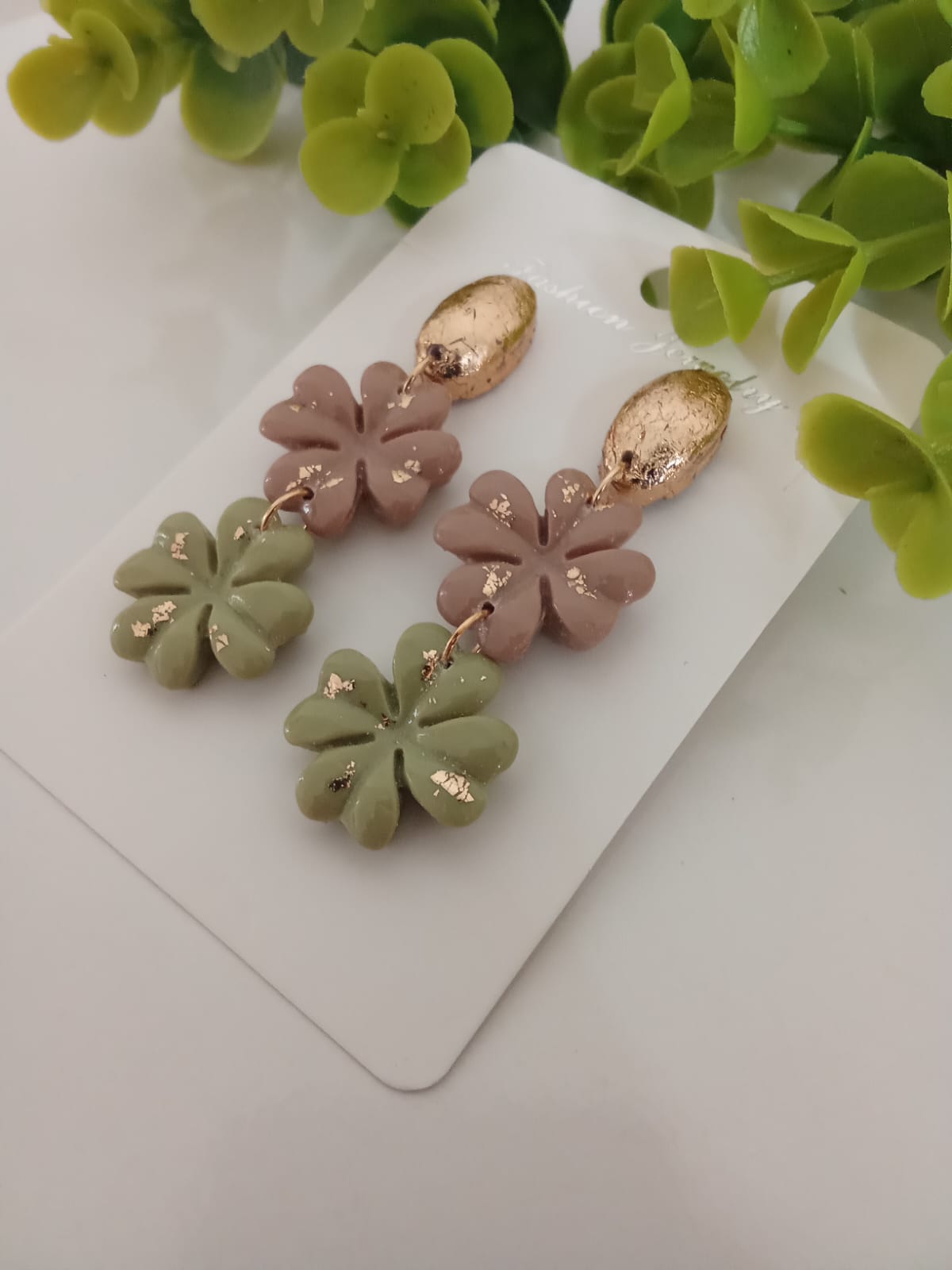 Handmade Polymer Clay Earrings Patrick's Gift