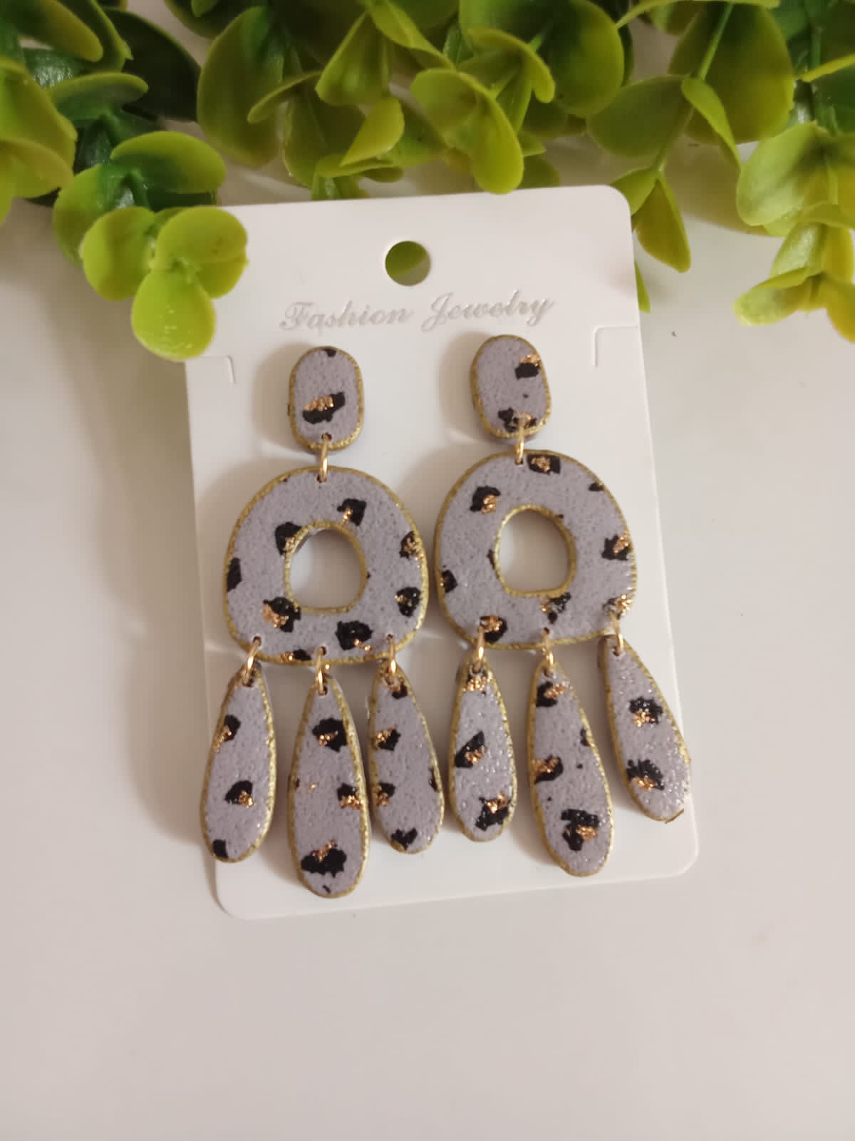 Handmade Polymer Clay Dangle Earring