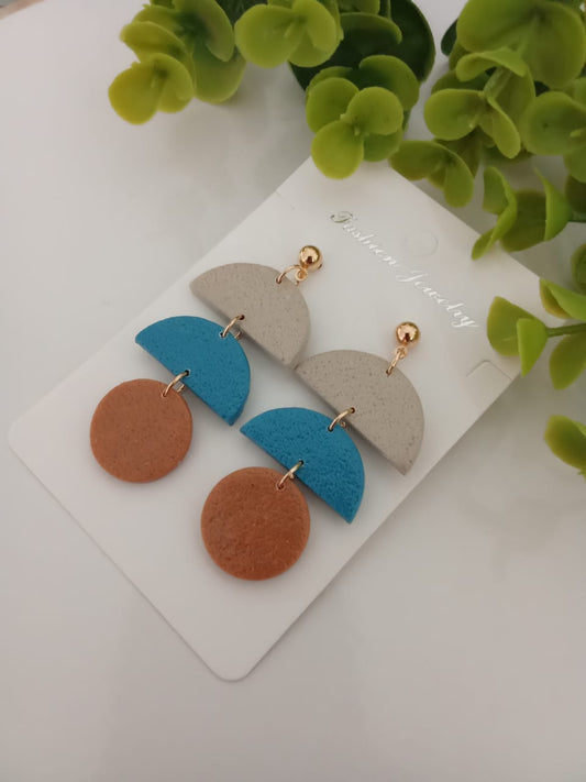 Artisan Polymer Clay Earrings - Unique, Lightweight & Trendy