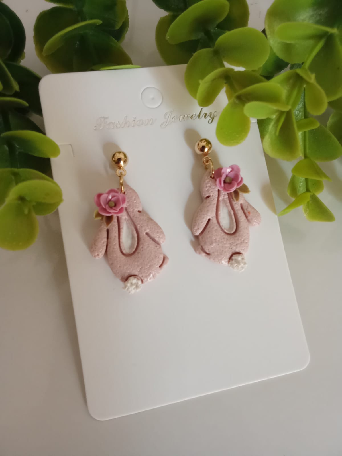 Handmade Easter Bunny Earring