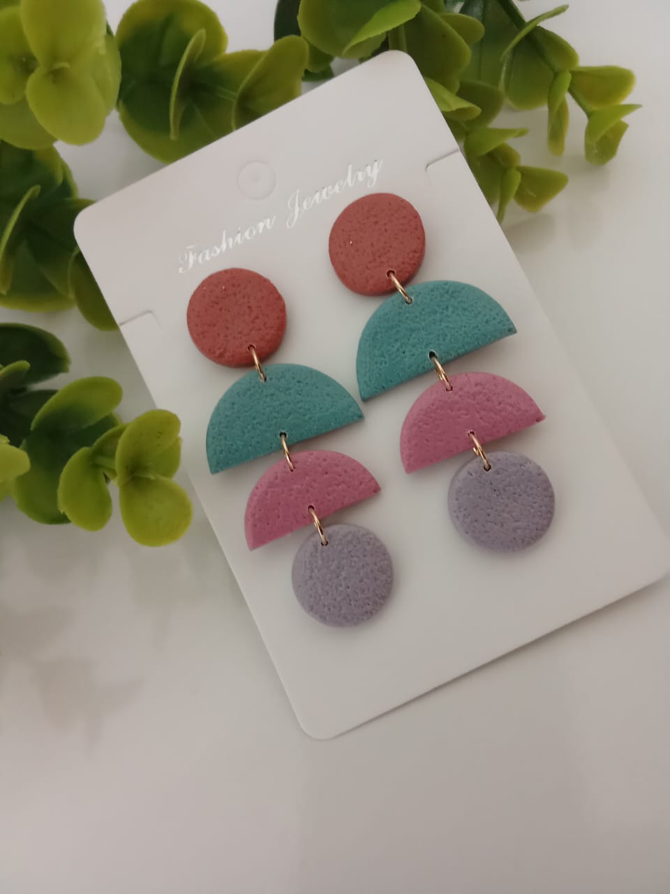Handmade Polymer Clay Dangle Earring for Women