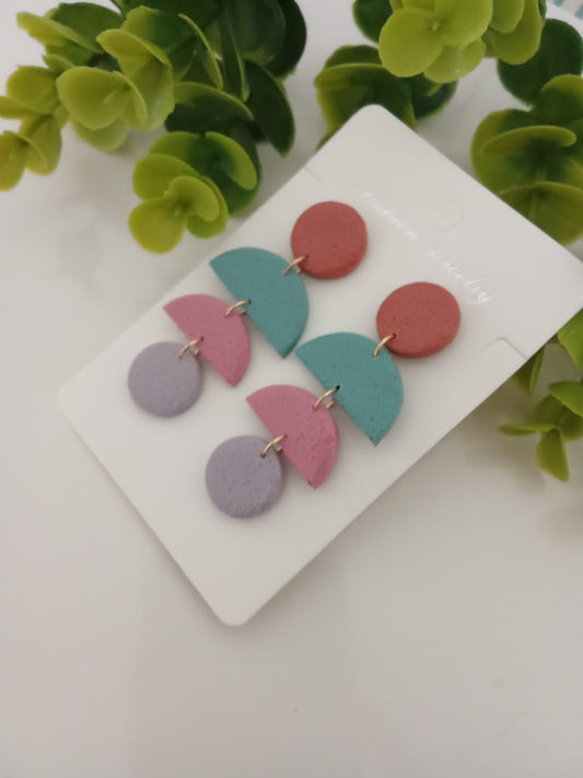 Handmade Polymer Clay Dangle Earring for Women