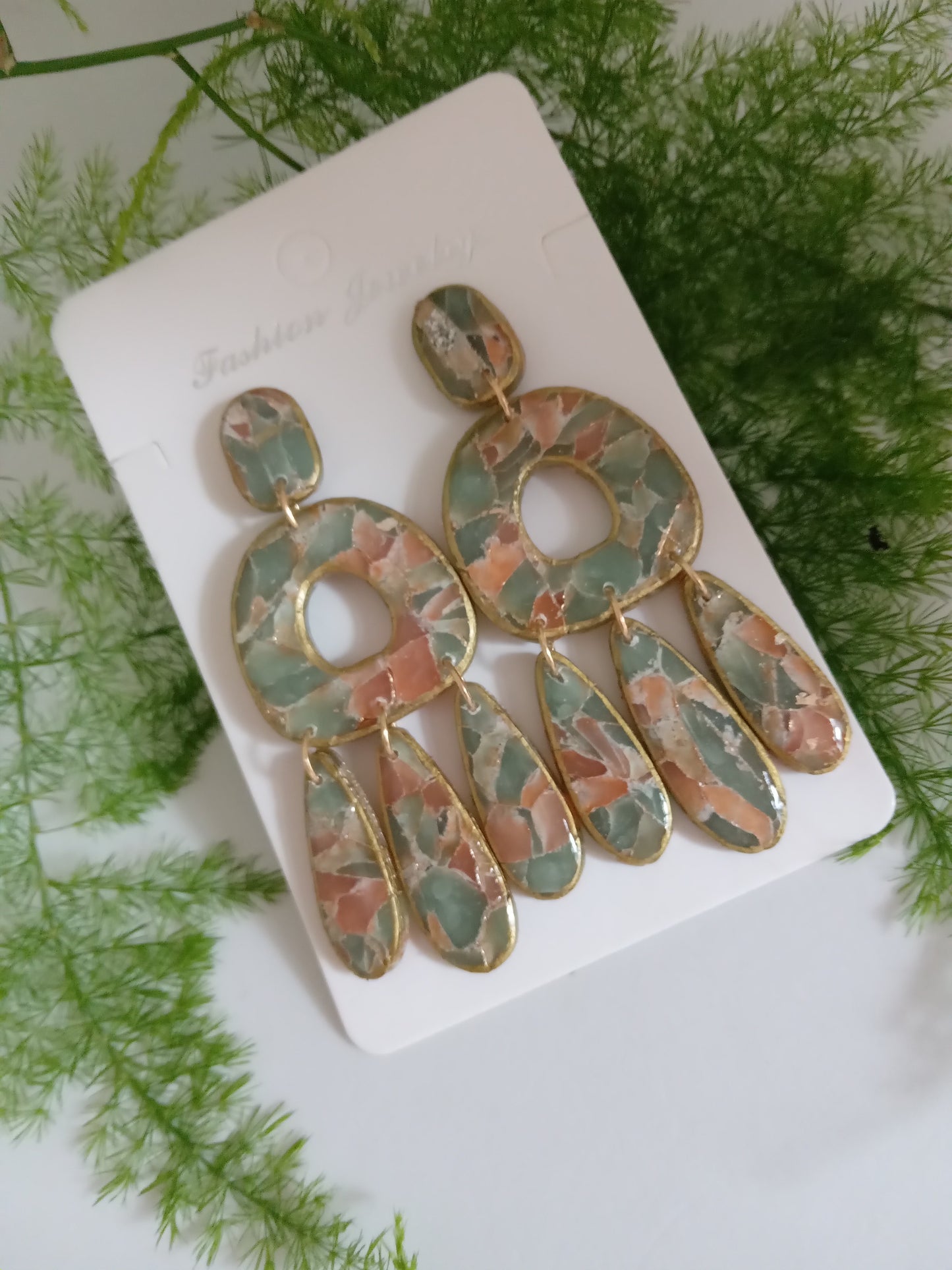 Polymer Clay Statement Earrings - Handmade Dangle Earrings for Women - Trendy Boho Drop Jewelry 2025