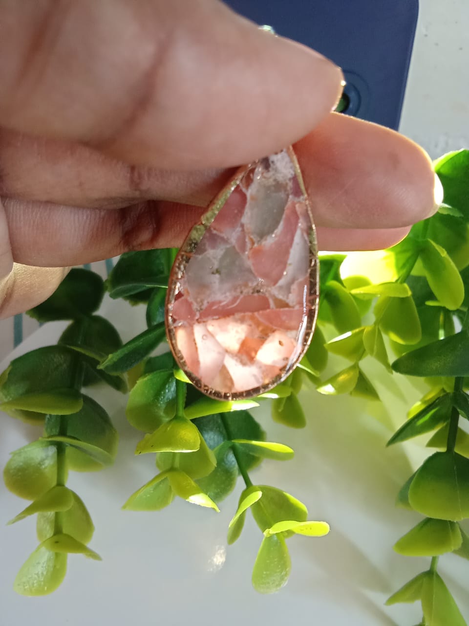 Handmade Polymer Clay Tear Drop Earring