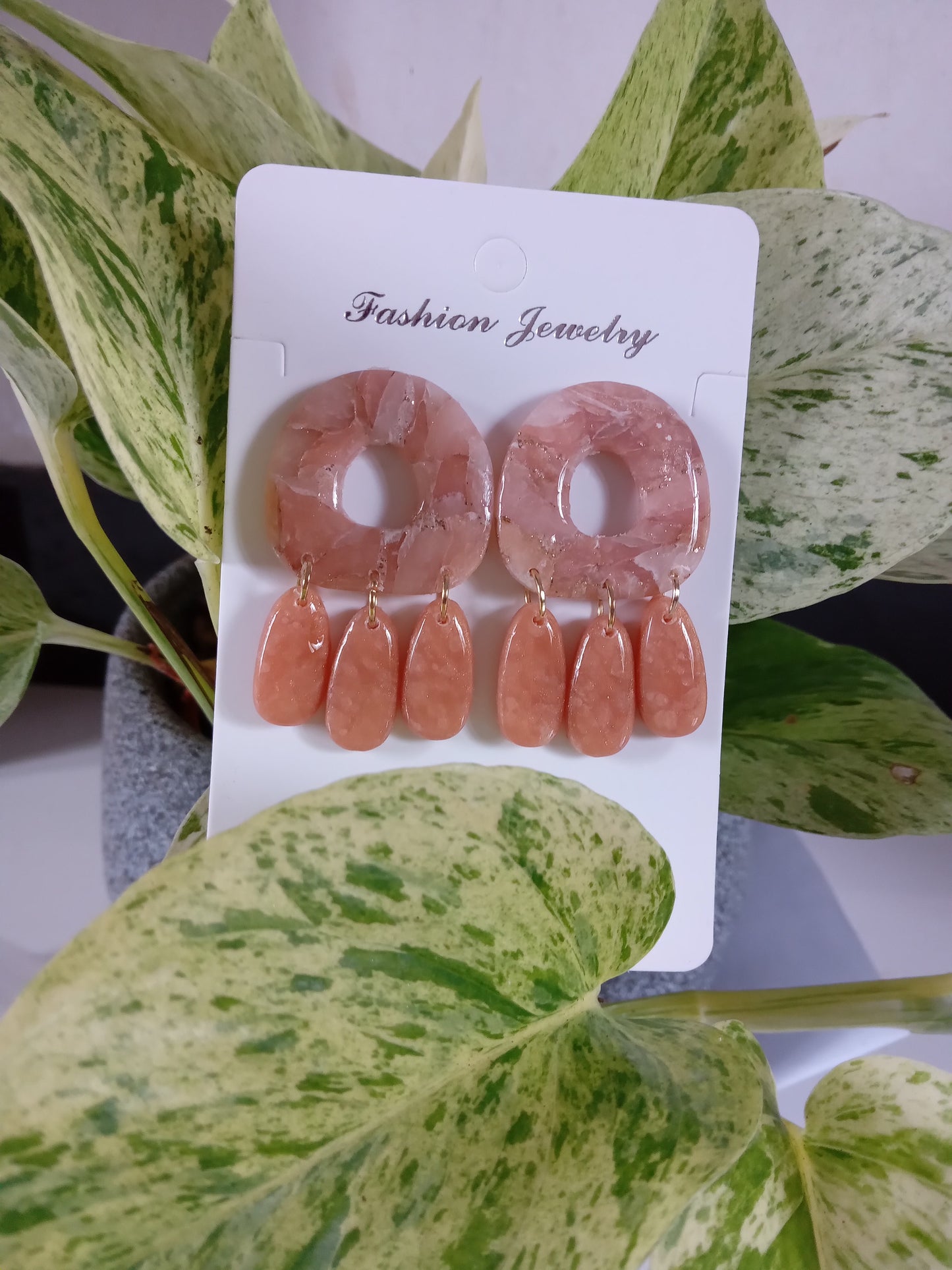 Handmade Polymer Clay Statement Dangle Earrings For Women- Trendy Boho Jewelry