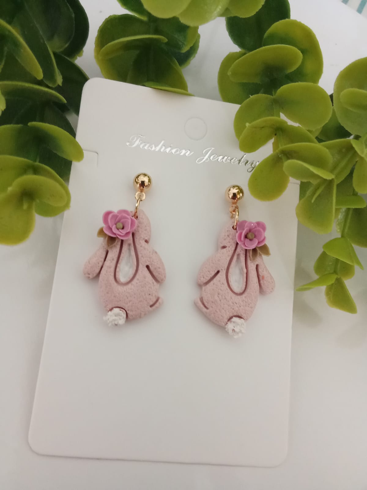 Handmade Easter Bunny Earring