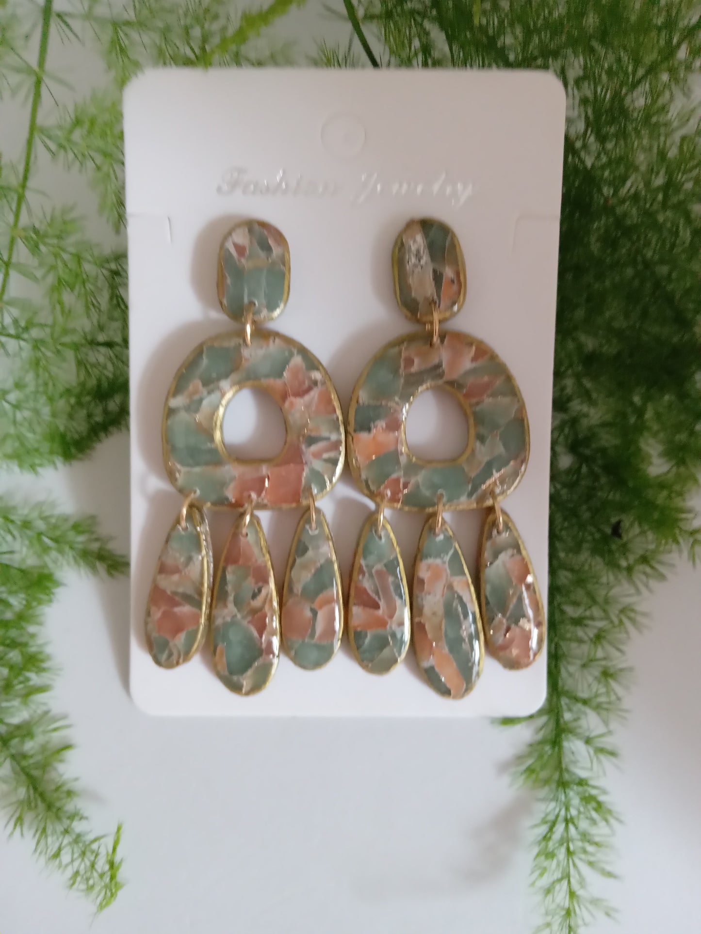 Polymer Clay Statement Earrings - Handmade Dangle Earrings for Women - Trendy Boho Drop Jewelry 2025