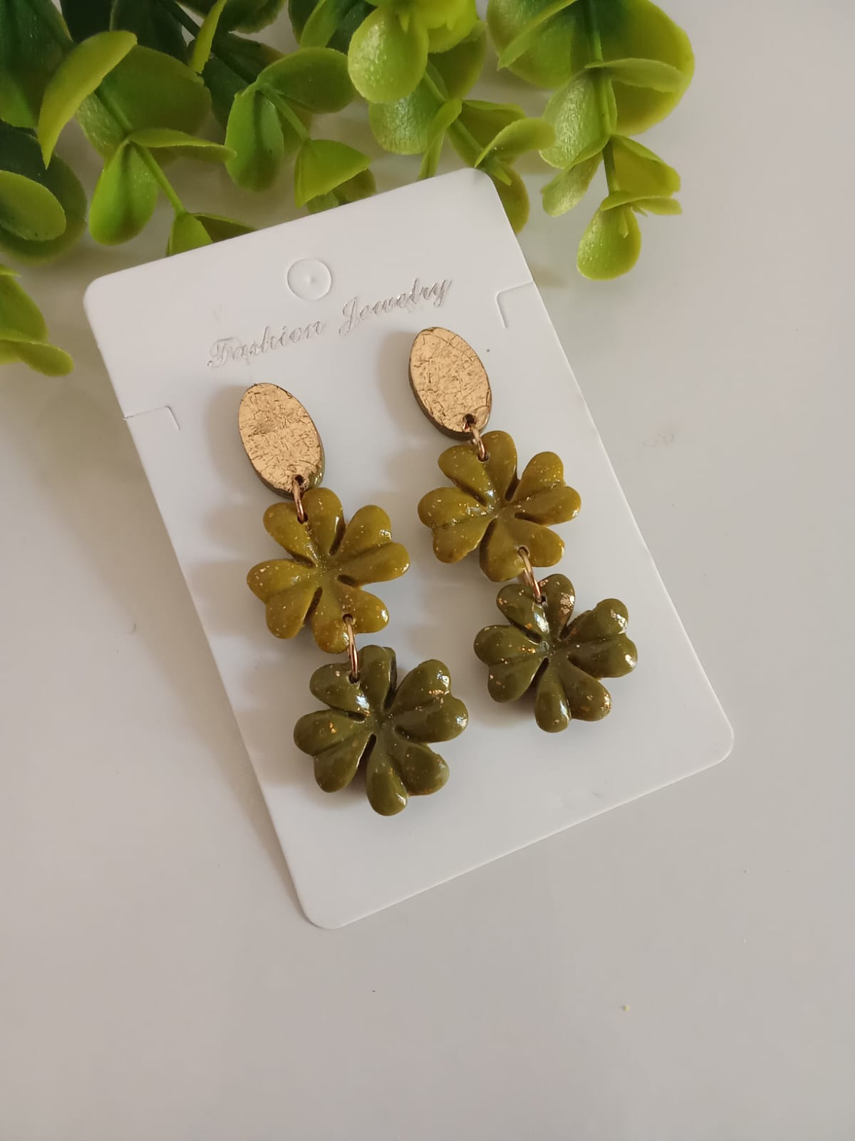 Handmade Polymer Clay Dangle Earring