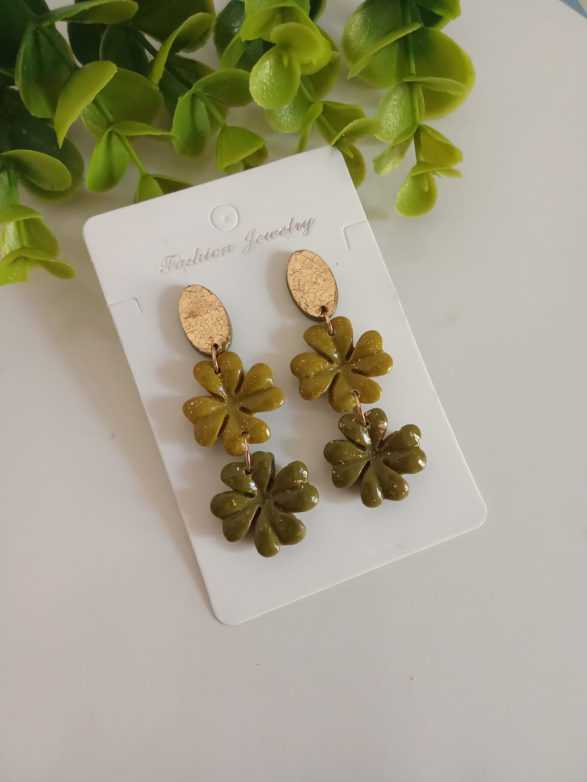 Handmade Polymer Clay Dangle Earring