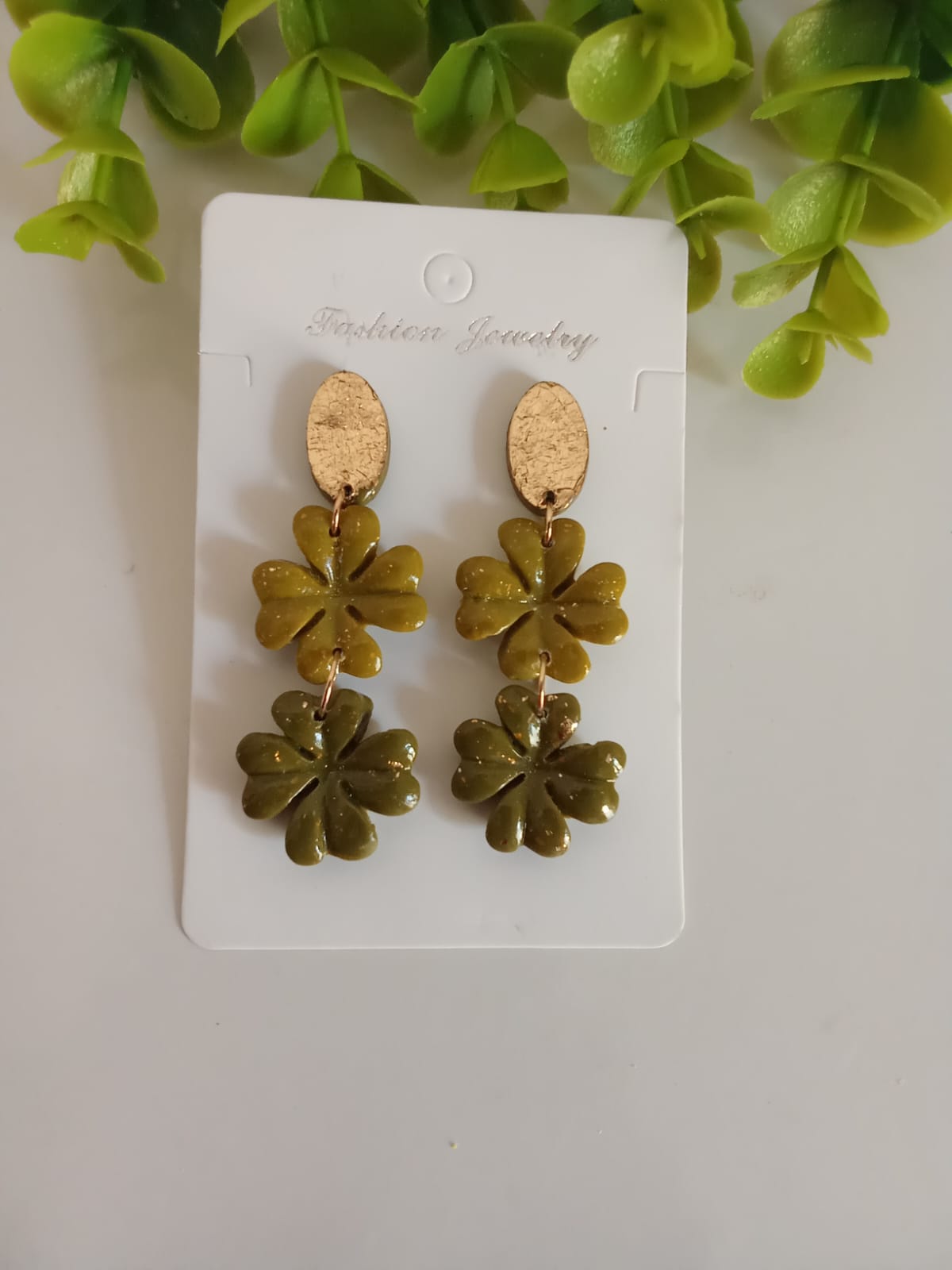 Handmade Polymer Clay Dangle Earring