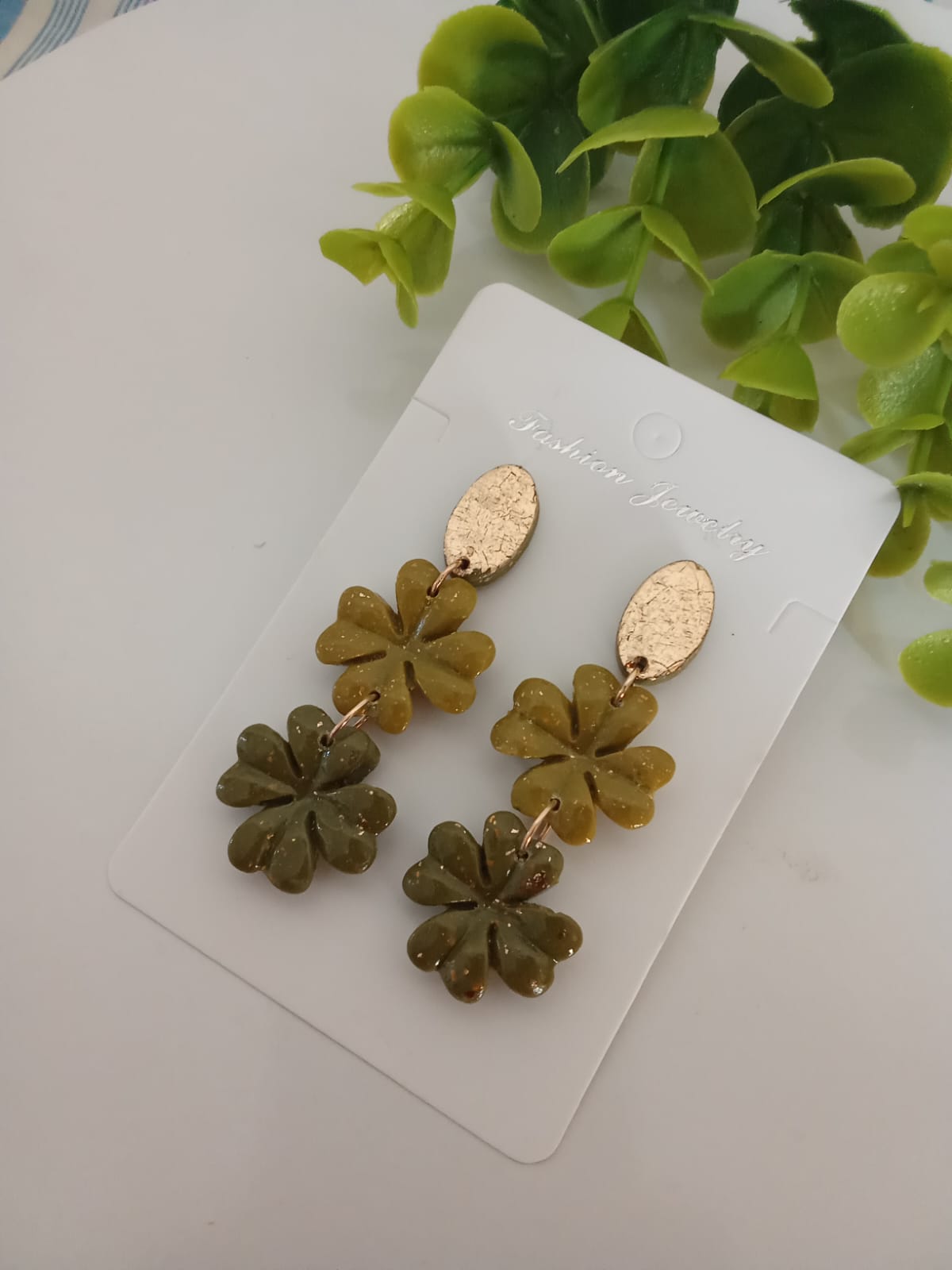 Handmade Polymer Clay Dangle Earring