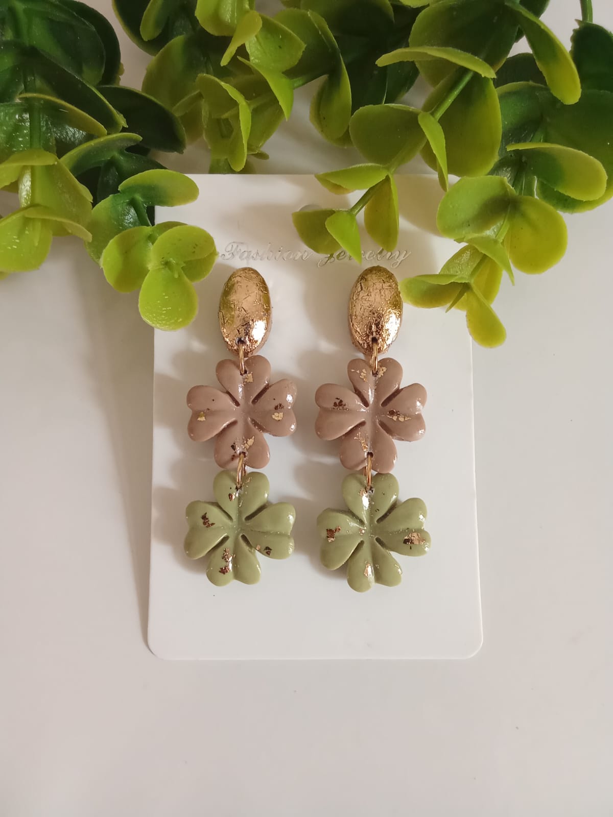 Handmade Polymer Clay Earrings Patrick's Gift