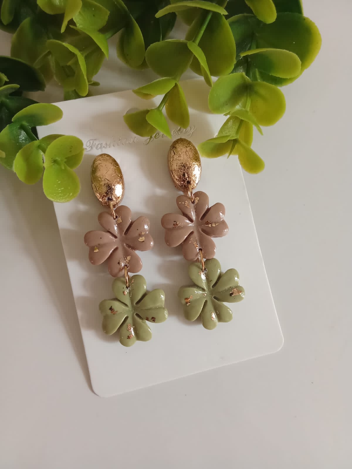 Handmade Polymer Clay Earrings Patrick's Gift