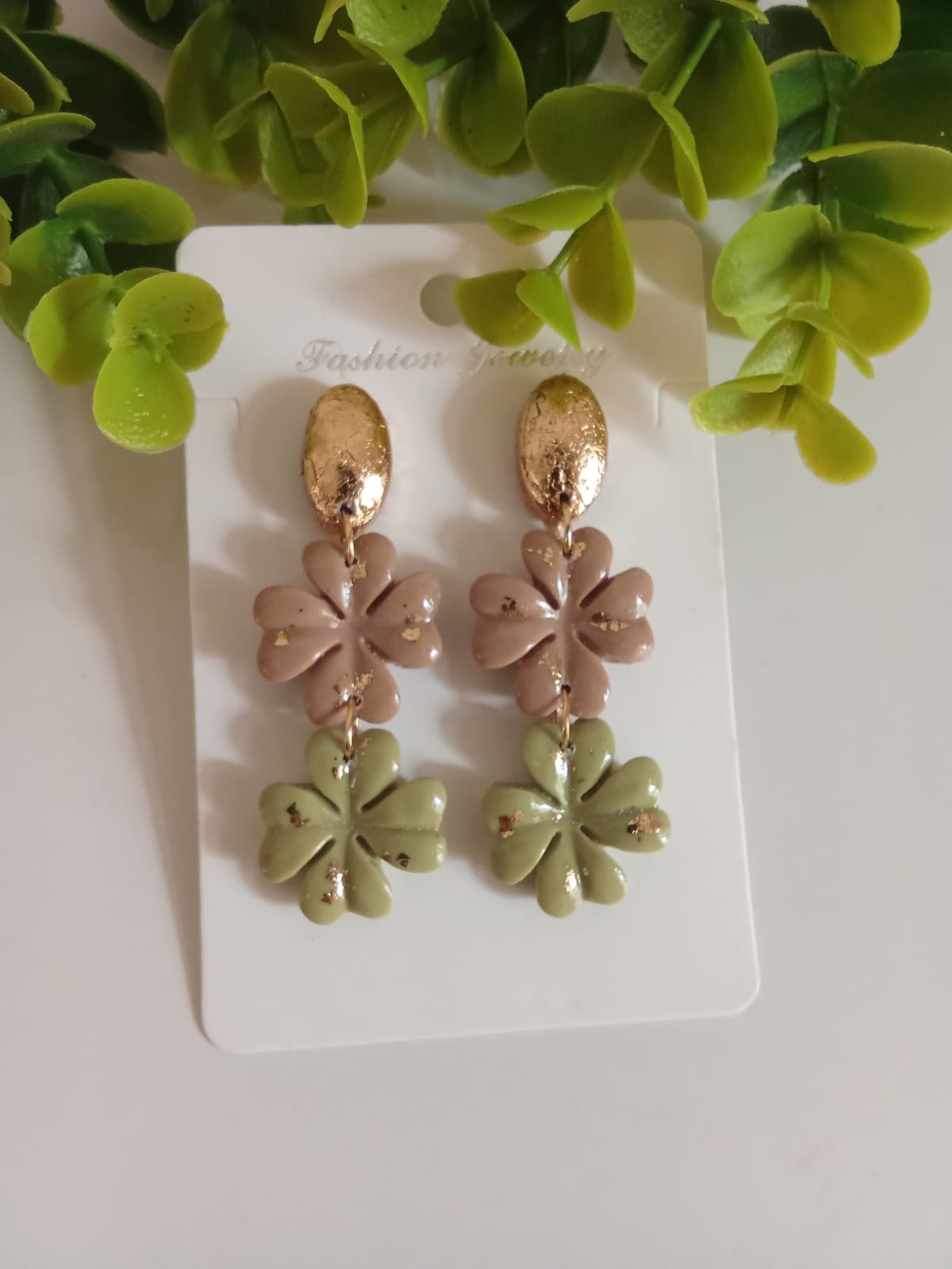 Handmade Polymer Clay Earrings Patrick's Gift