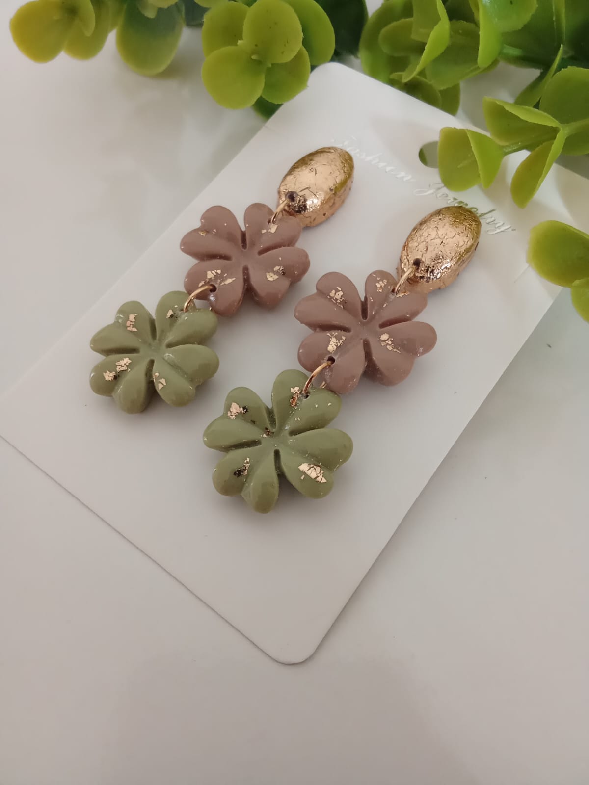 Handmade Polymer Clay Earrings Patrick's Gift