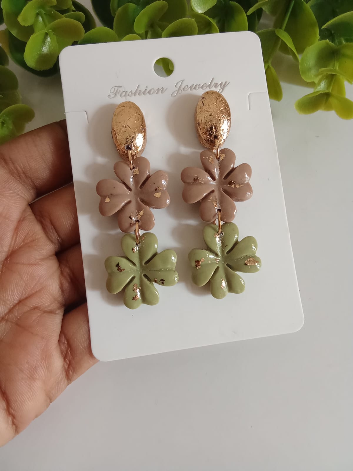 Handmade Polymer Clay Earrings Patrick's Gift