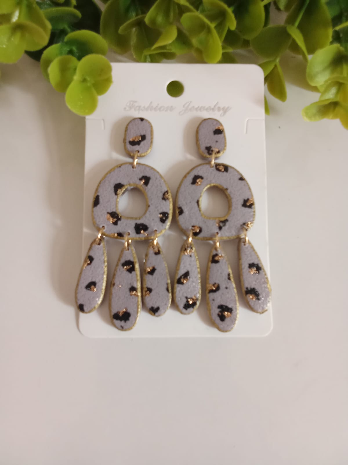 Handmade Polymer Clay Dangle Earring