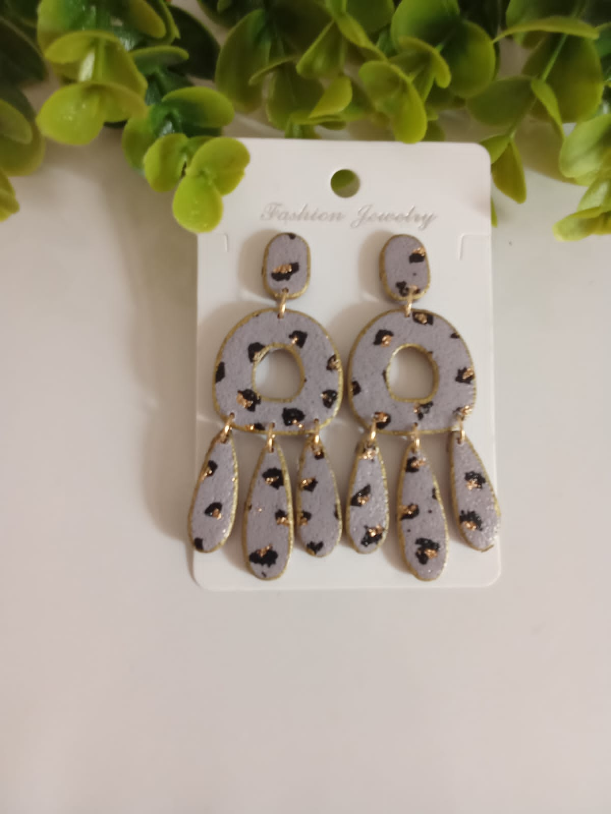 Handmade Polymer Clay Dangle Earring