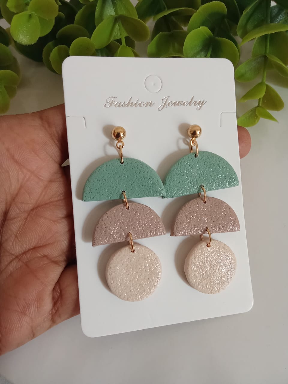 Handmade Polymer Clay Dangle Earring for Women