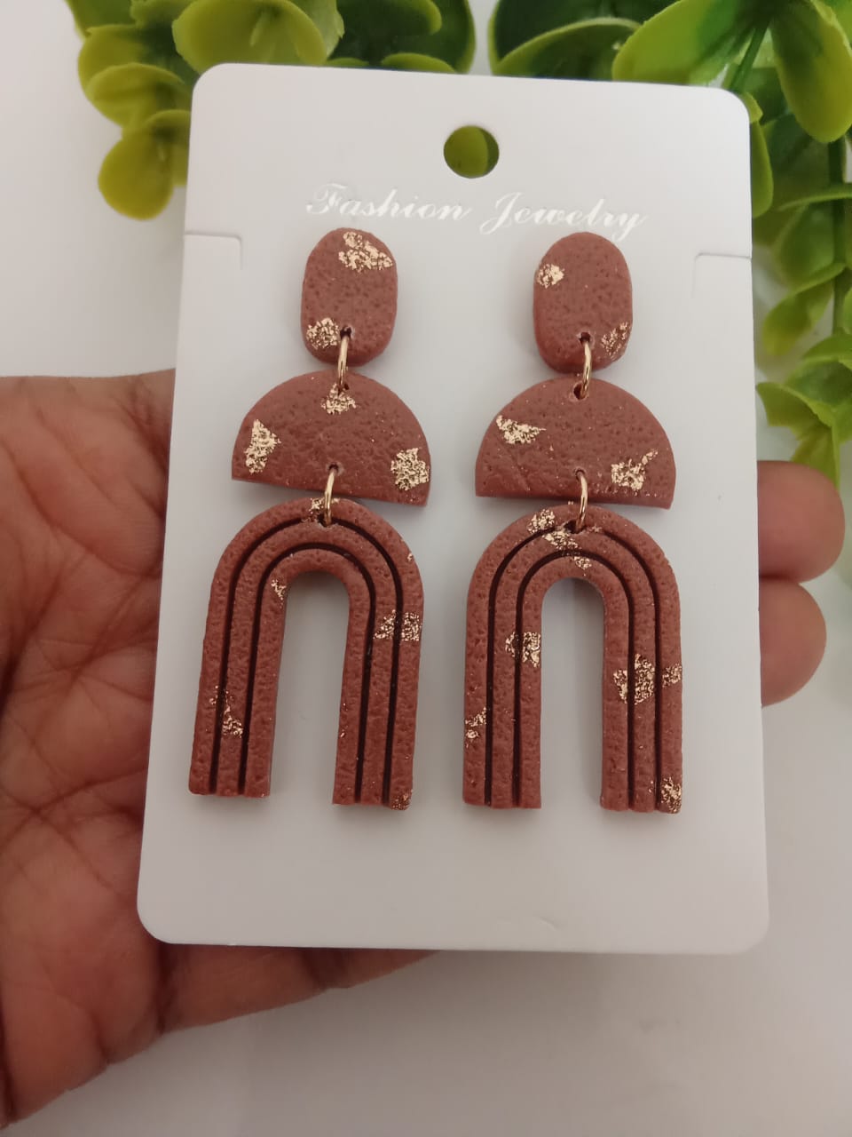 Handmade Polymer Clay Dangle Earring