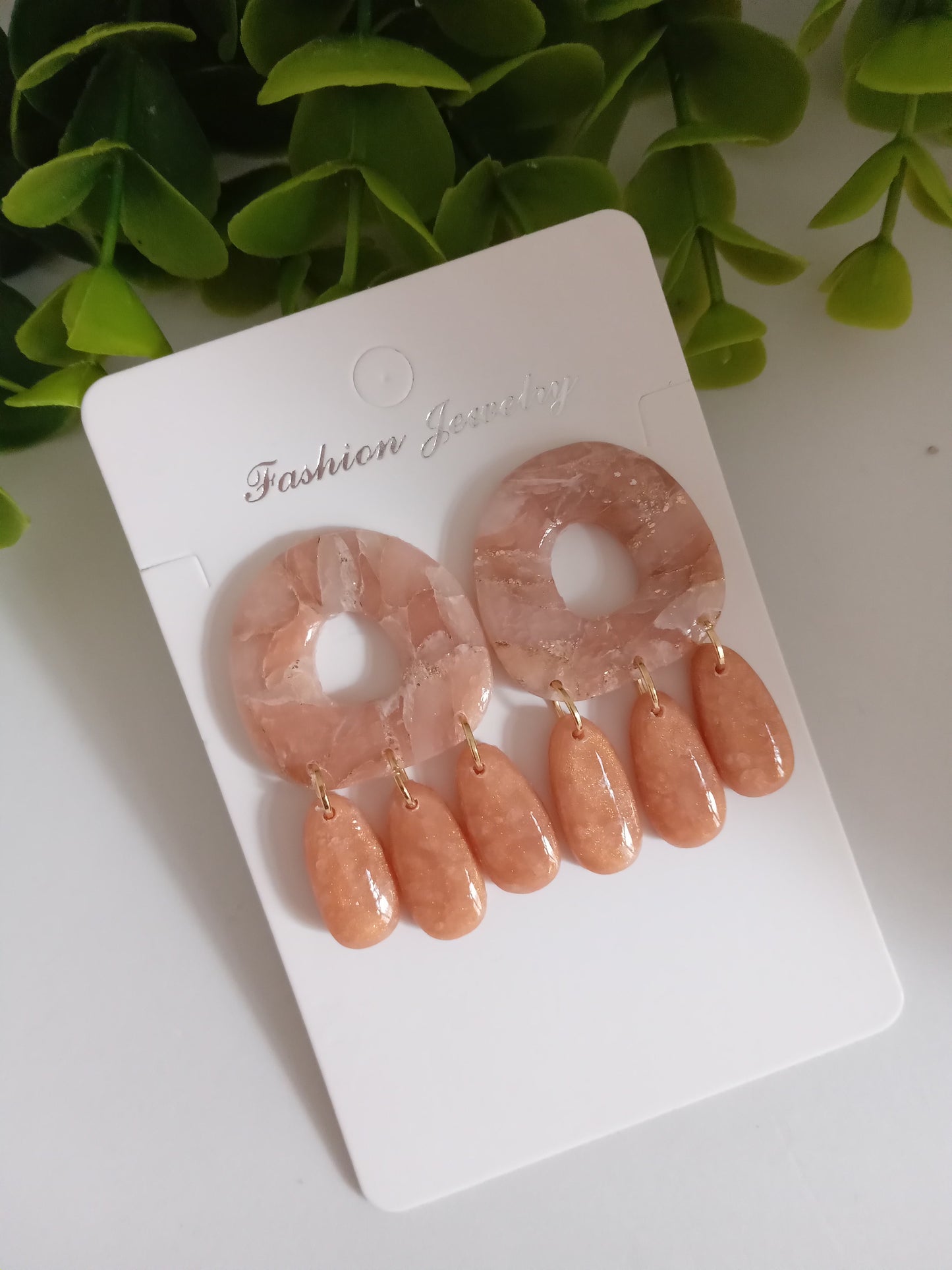 Handmade Polymer Clay Statement Dangle Earrings For Women- Trendy Boho Jewelry