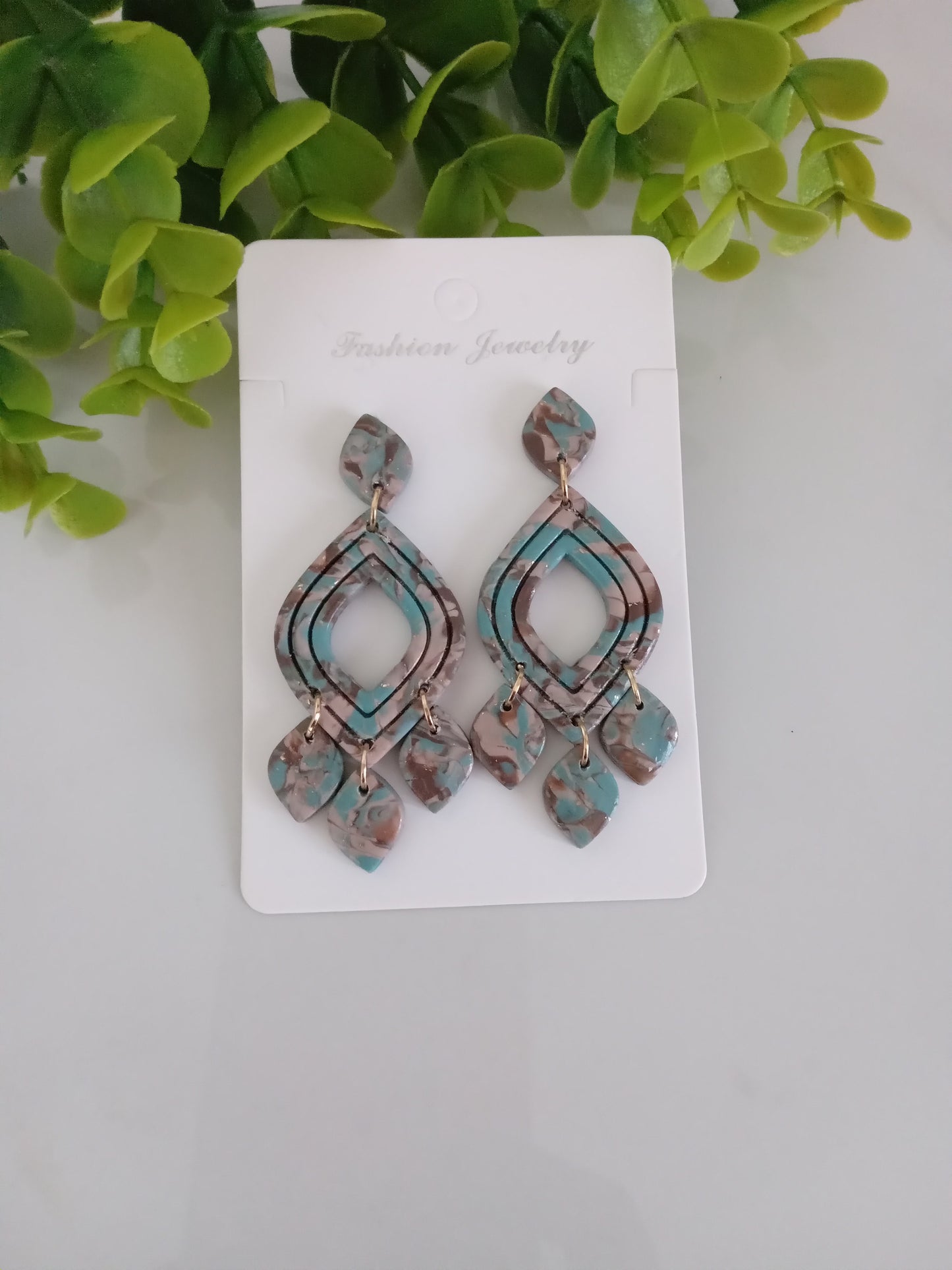 Handmade Polymer Clay Earrings – Lightweight Statement Drop Dangle Jewelry for Women
