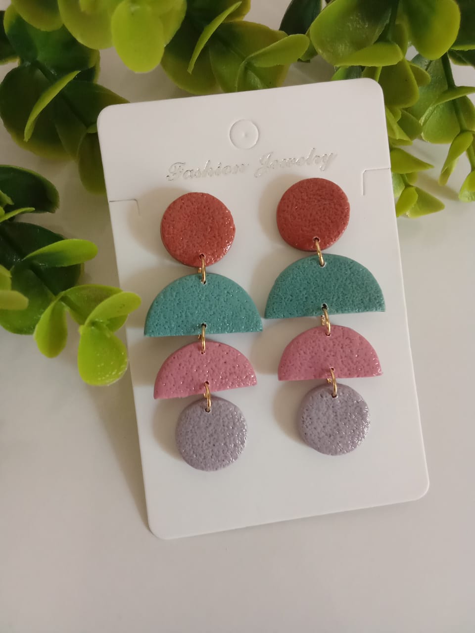 Handmade Polymer Clay Dangle Earring for Women