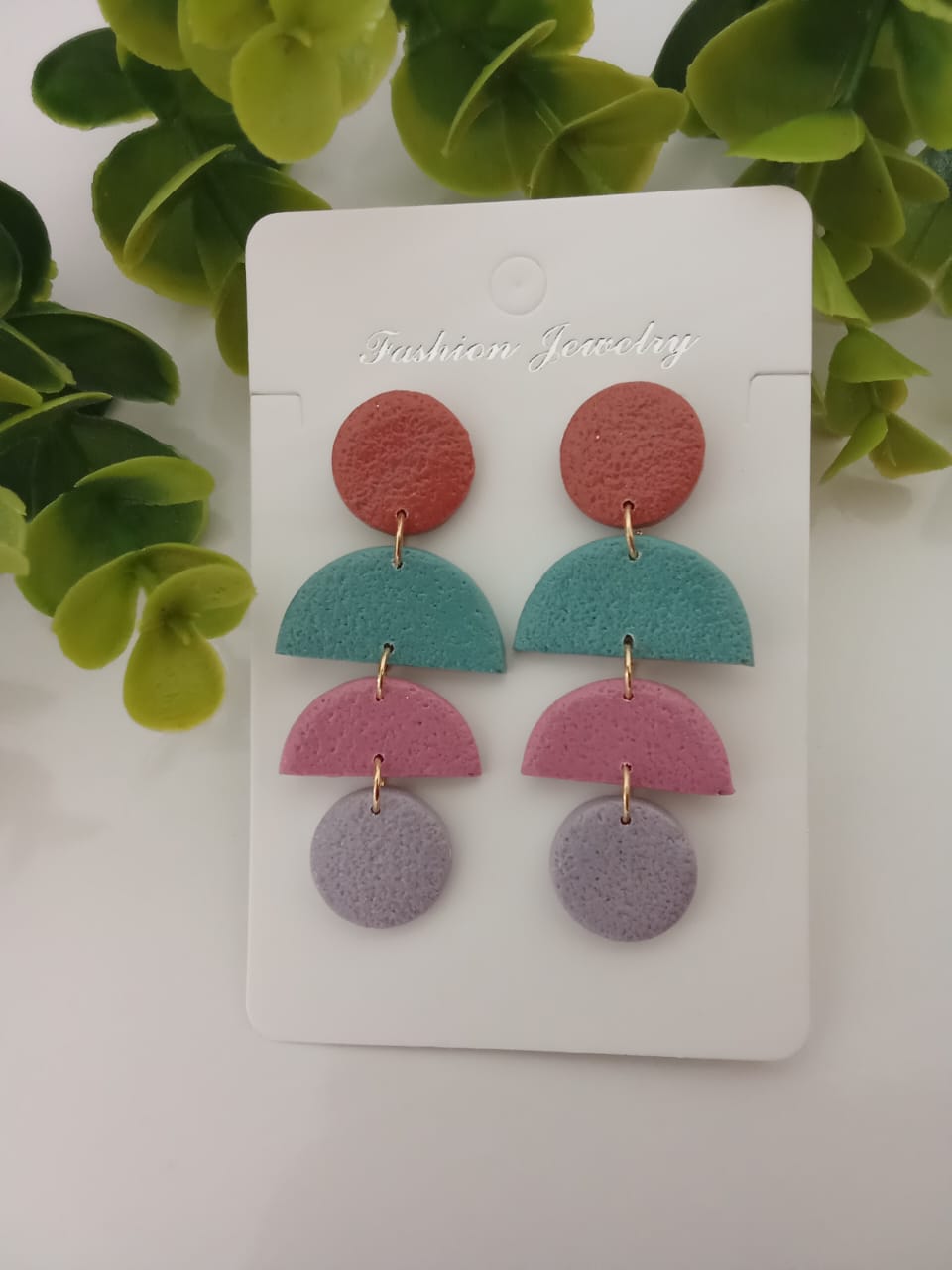 Handmade Polymer Clay Dangle Earring for Women