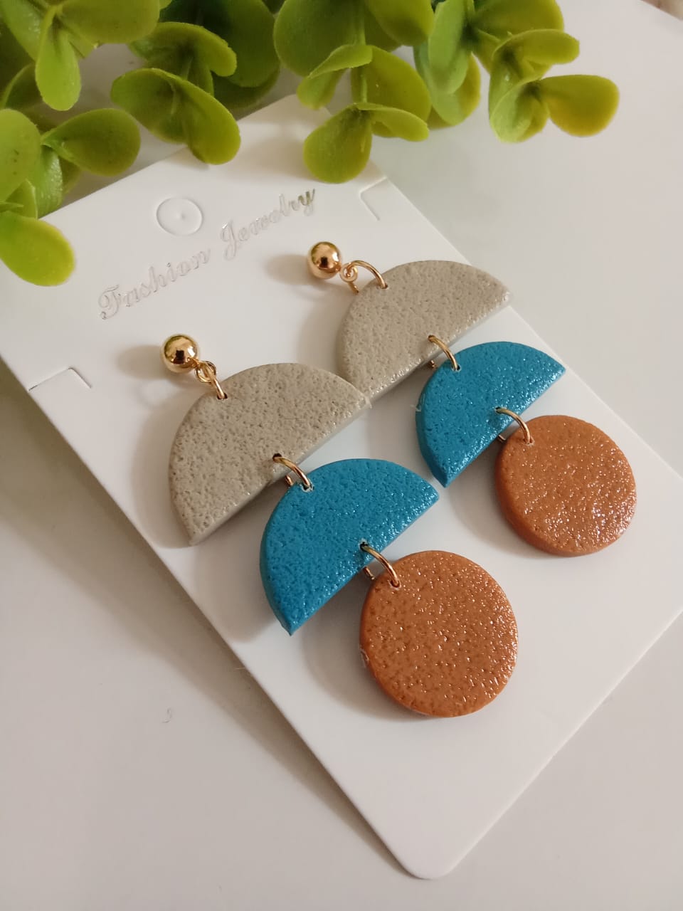 Artisan Polymer Clay Earrings - Unique, Lightweight & Trendy