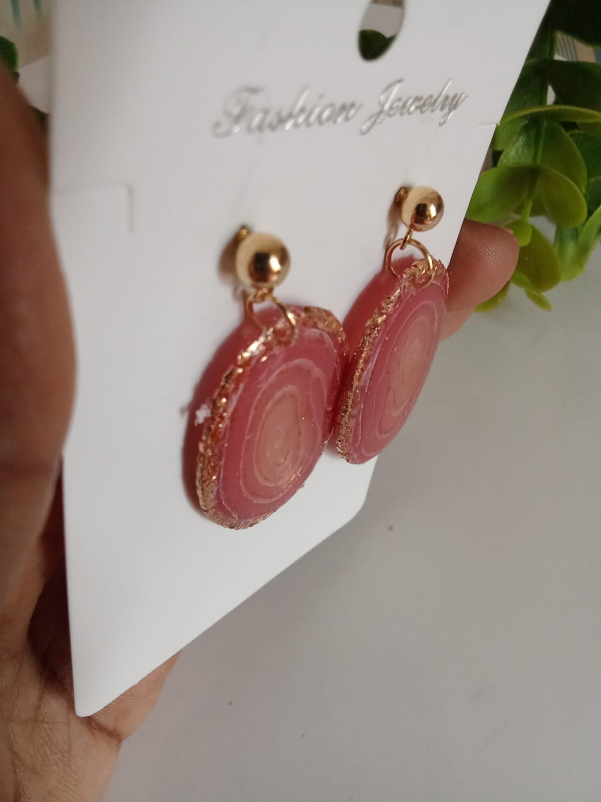 Handmade Polymer Clay Dangle Earring