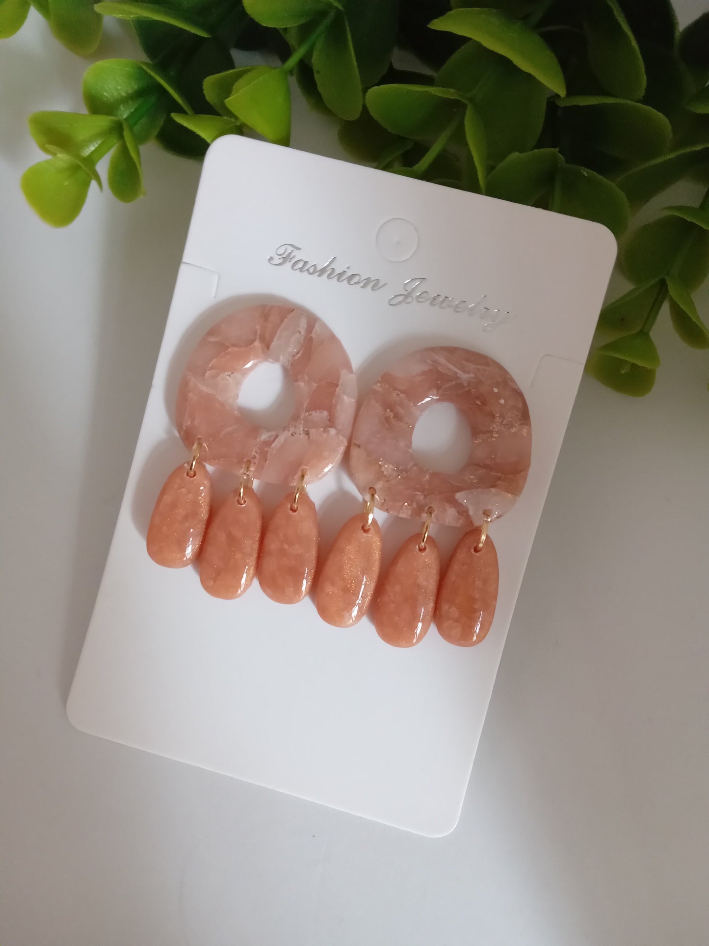 Handmade Polymer Clay Statement Dangle Earrings For Women- Trendy Boho Jewelry