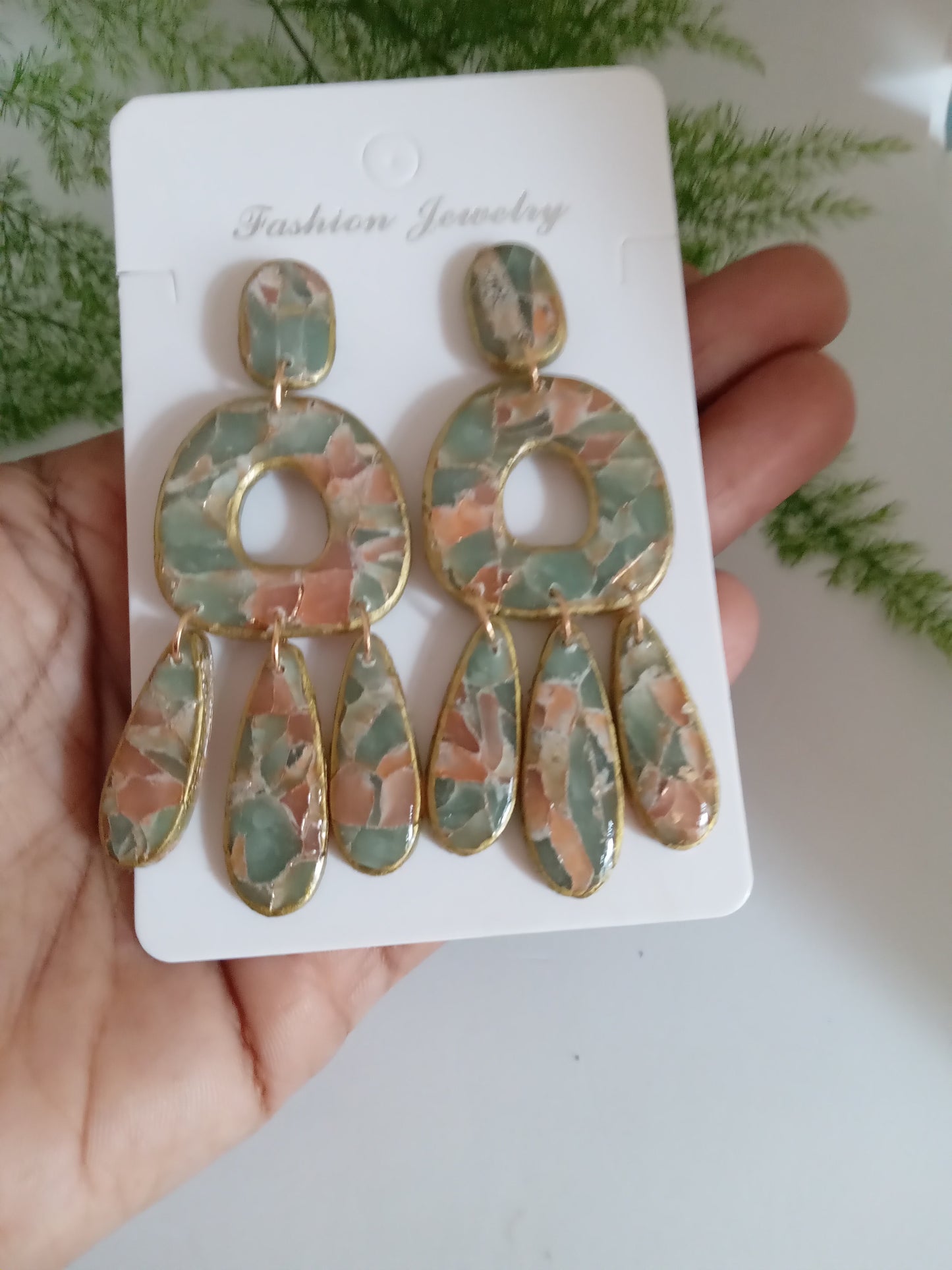 Polymer Clay Statement Earrings  - Handmade Dangle Earrings for Women - Trendy Boho Drop Jewelry 2025