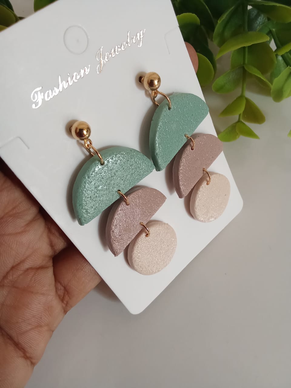 Handmade Polymer Clay Dangle Earring for Women