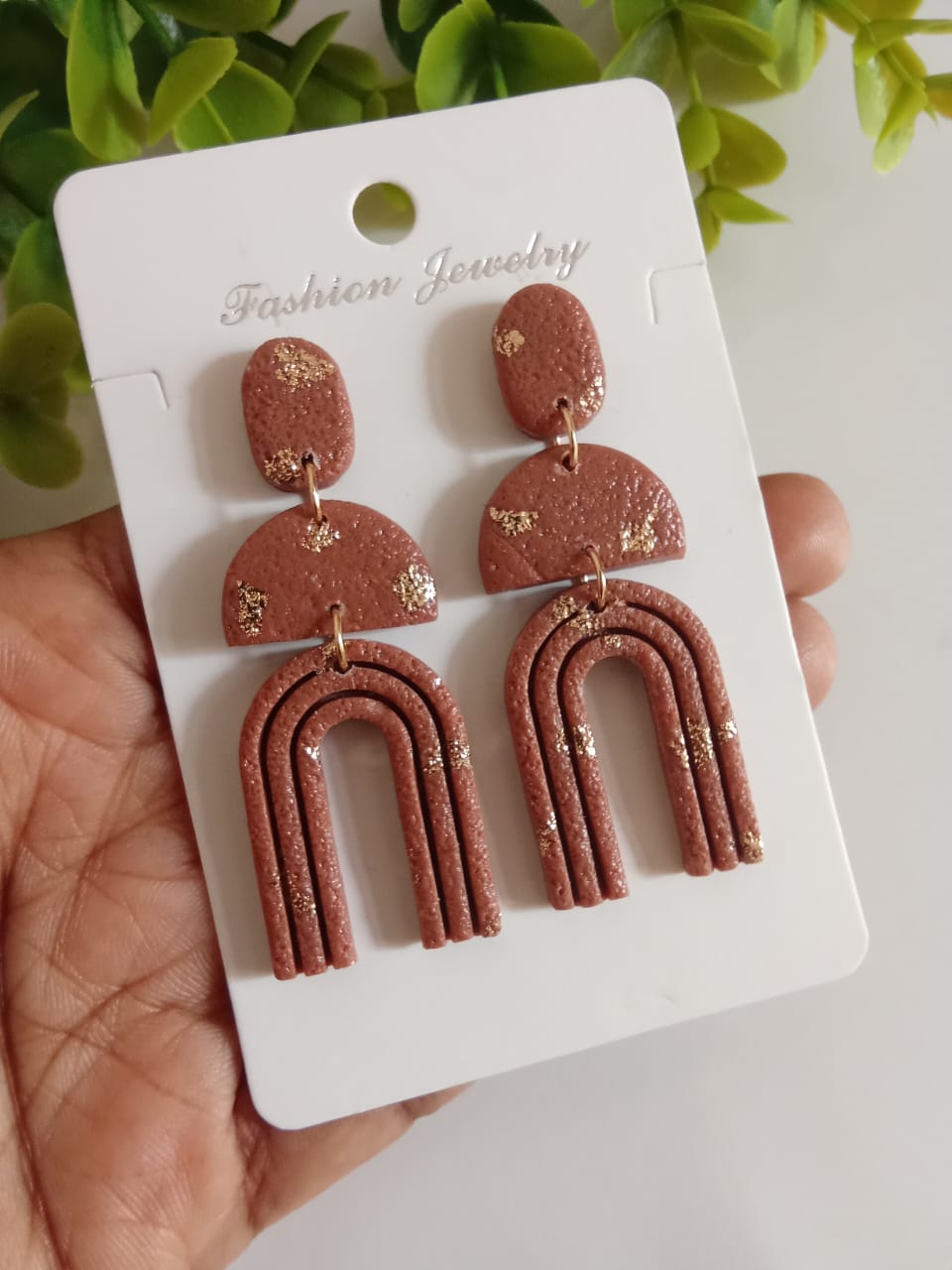 Handmade Polymer Clay Dangle Earring