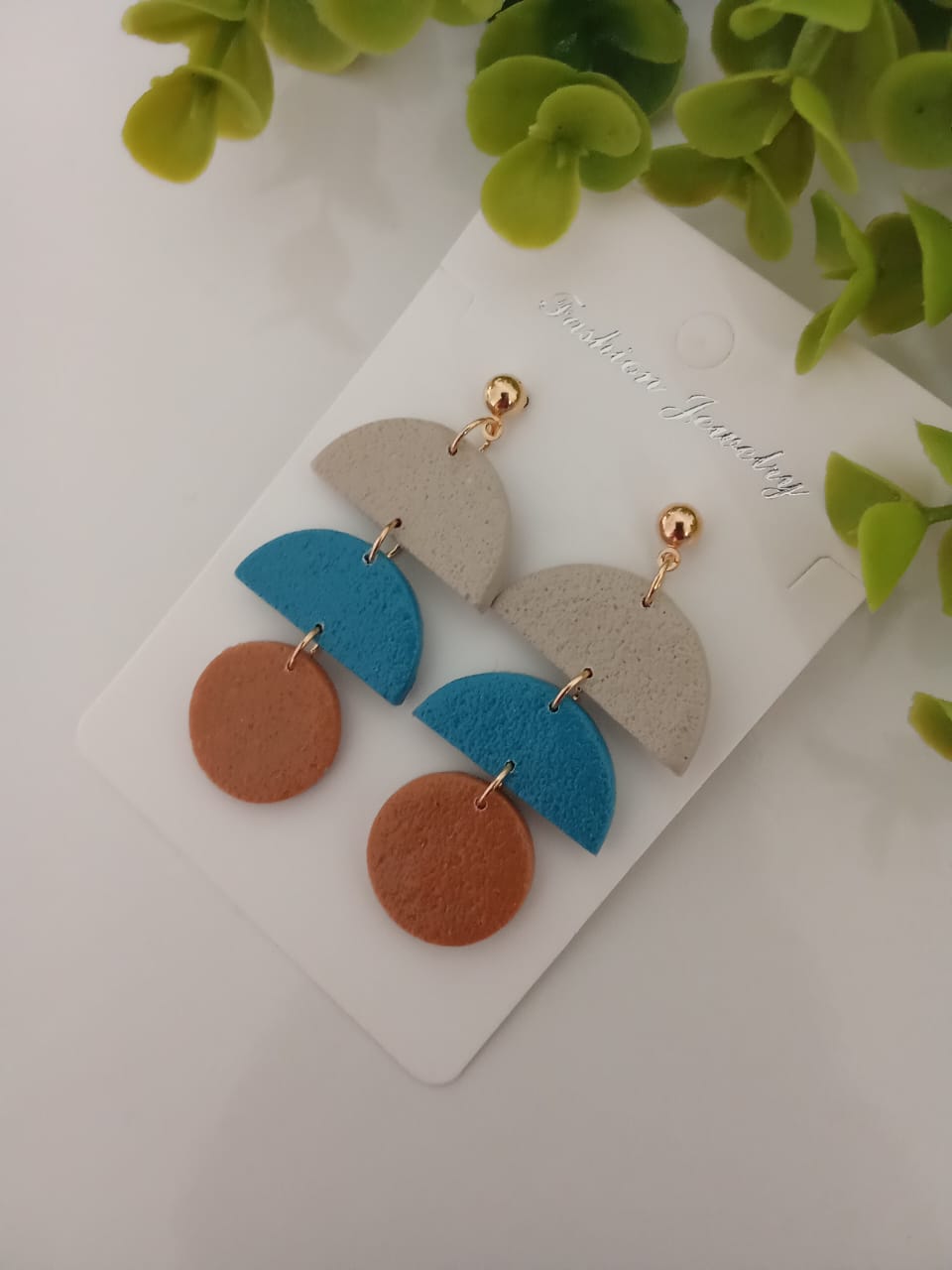Artisan Polymer Clay Earrings - Unique, Lightweight & Trendy