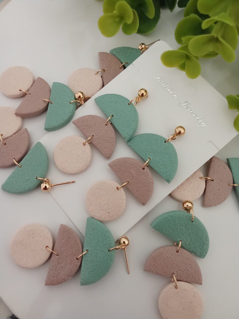 Handmade Polymer Clay Dangle Earring for Women