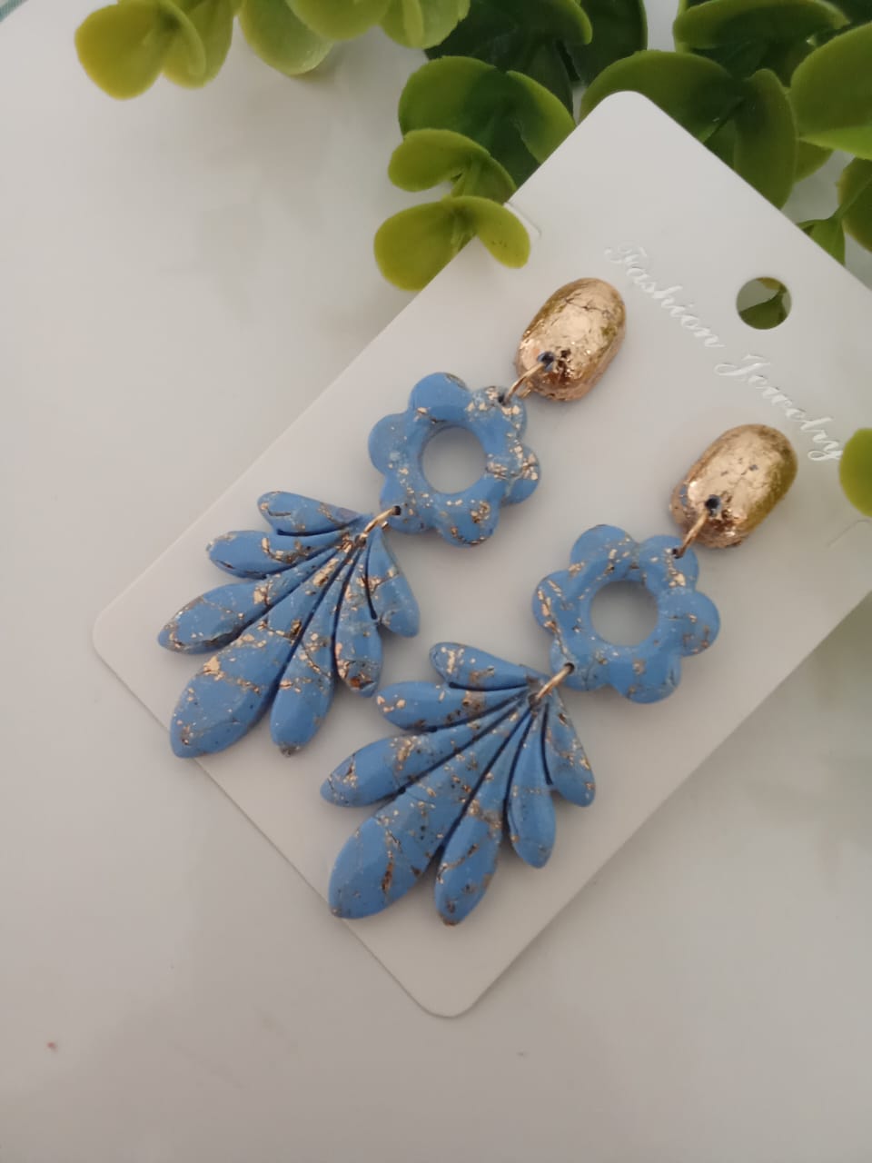 Handmade Polymer Clay Earring Dangle Statement Boho Cute