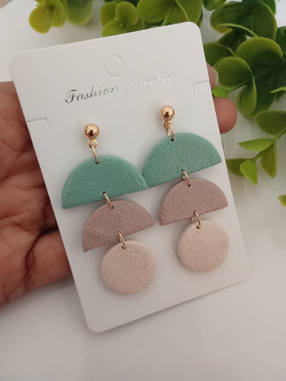 Handmade Polymer Clay Dangle Earring for Women