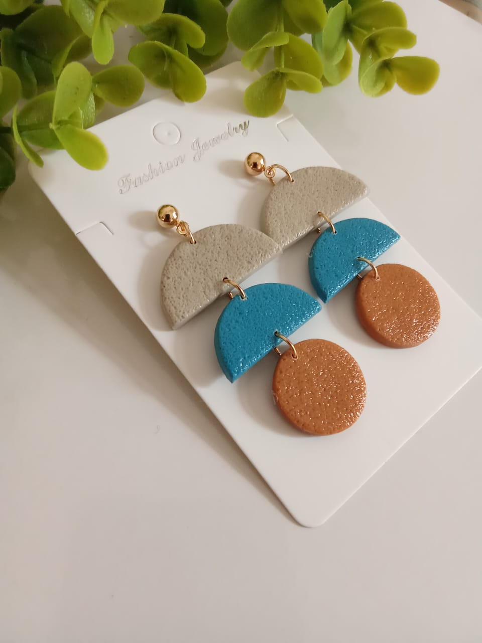 Artisan Polymer Clay Earrings - Unique, Lightweight & Trendy