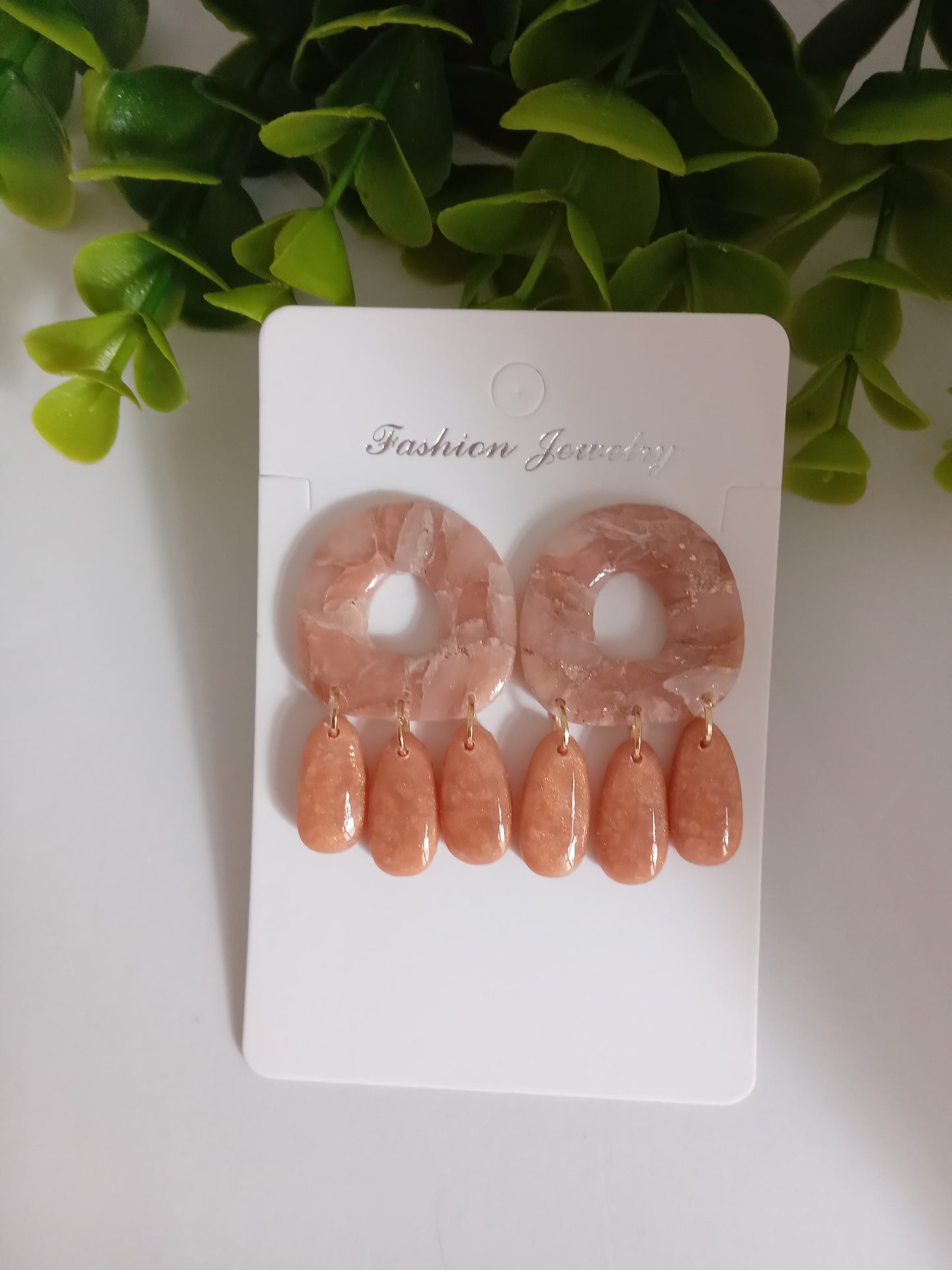 Handmade Polymer Clay Statement Dangle Earrings For Women- Trendy Boho Jewelry