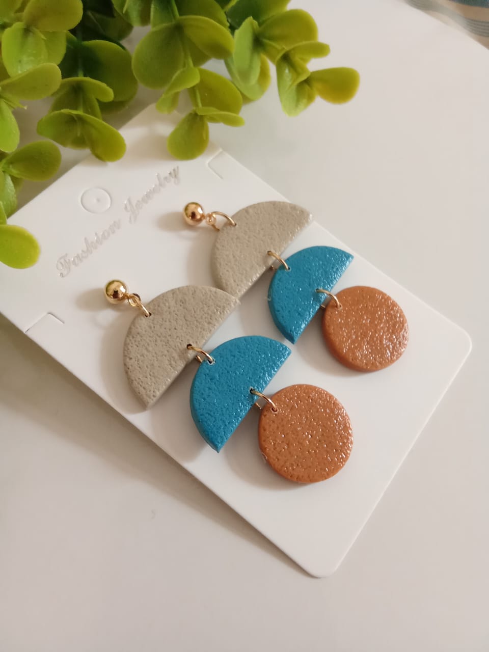 Artisan Polymer Clay Earrings - Unique, Lightweight & Trendy
