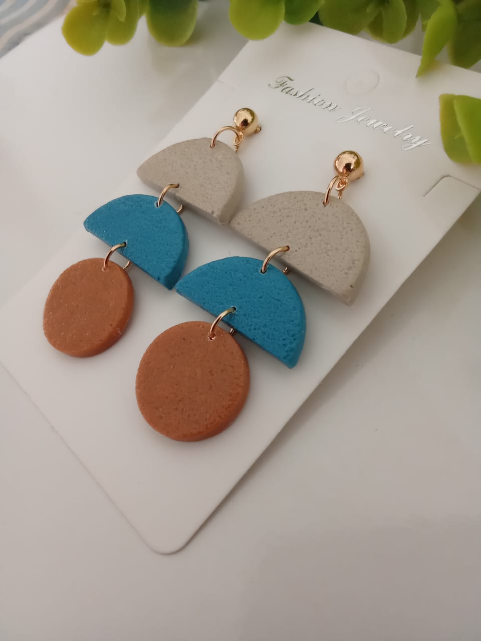 Artisan Polymer Clay Earrings - Unique, Lightweight & Trendy