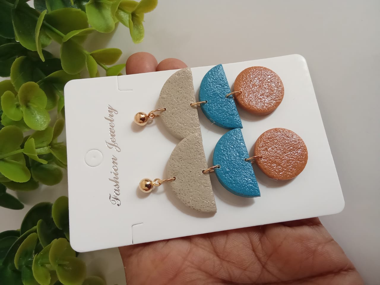 Artisan Polymer Clay Earrings - Unique, Lightweight & Trendy