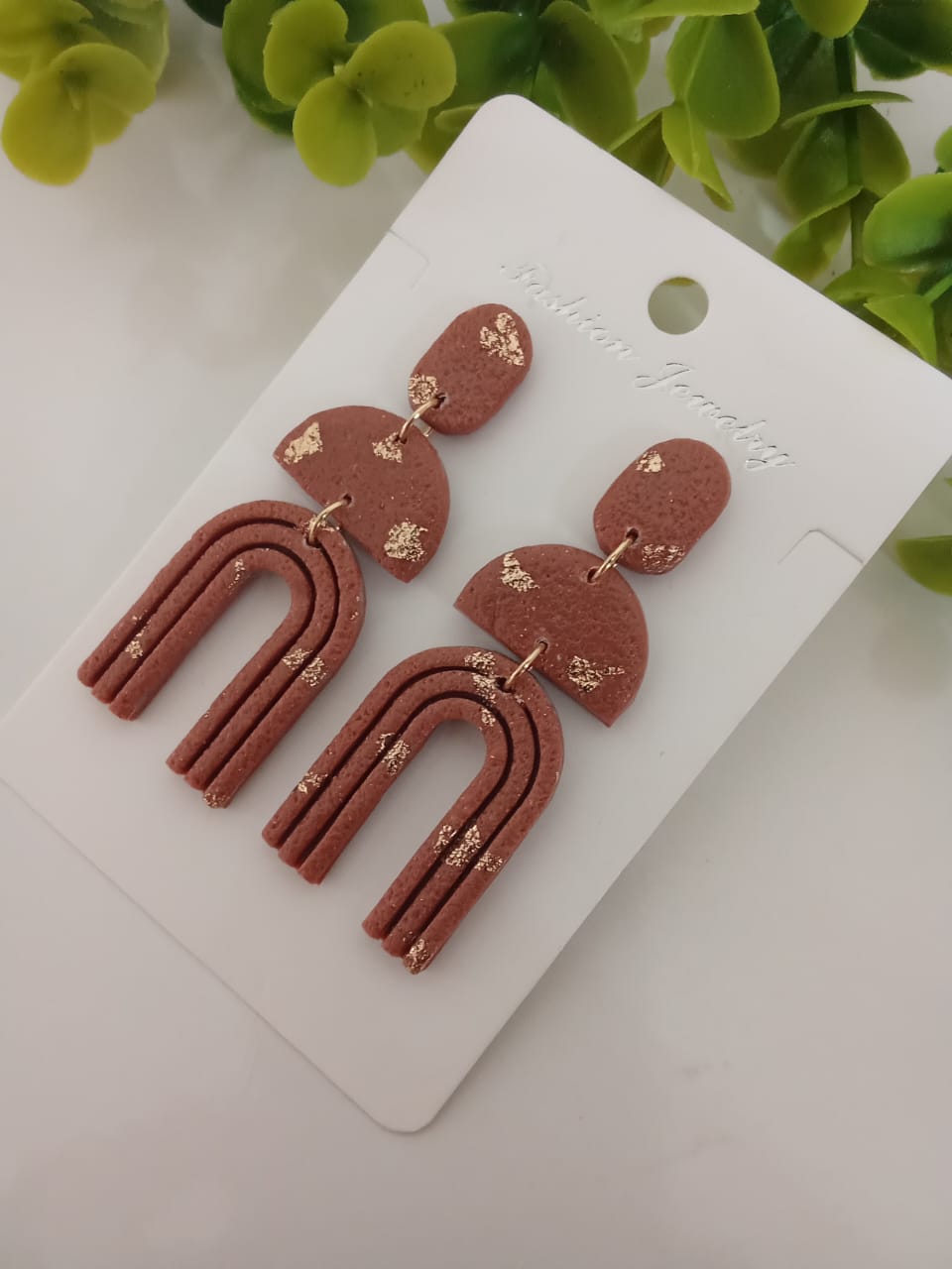 Handmade Polymer Clay Dangle Earring