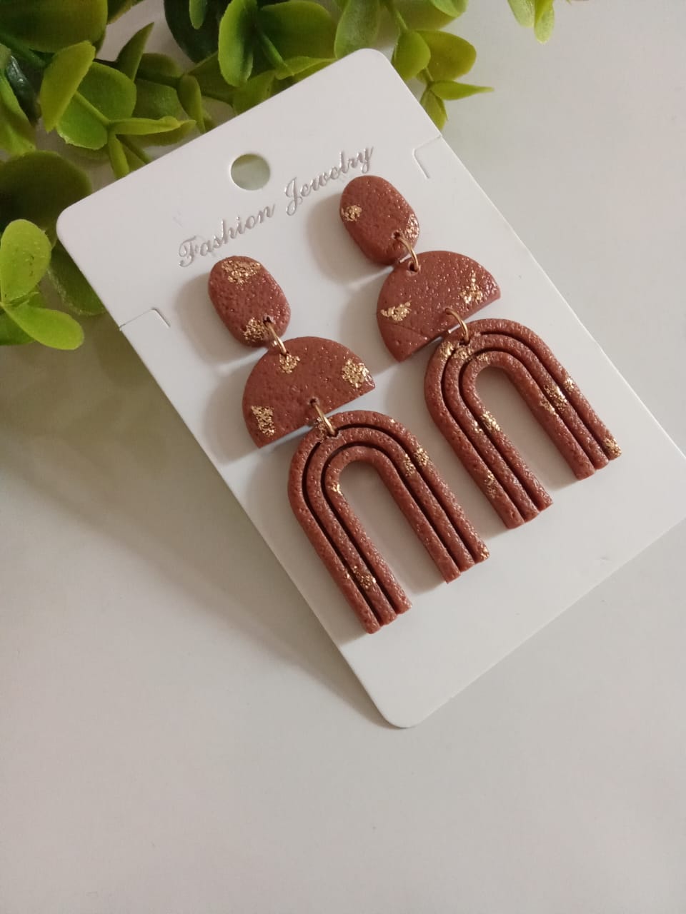 Handmade Polymer Clay Dangle Earring