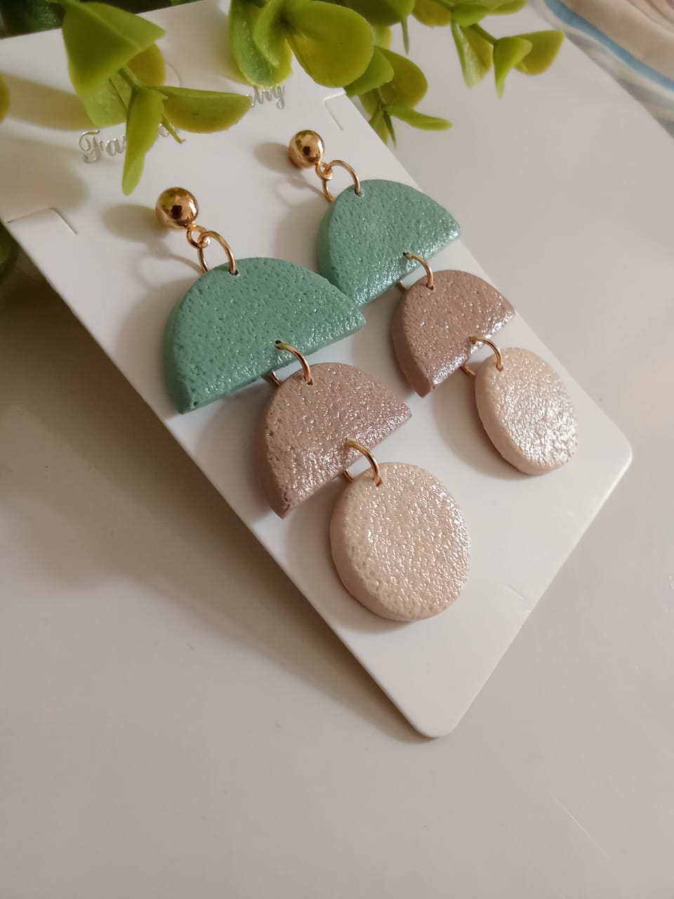 Handmade Polymer Clay Dangle Earring for Women