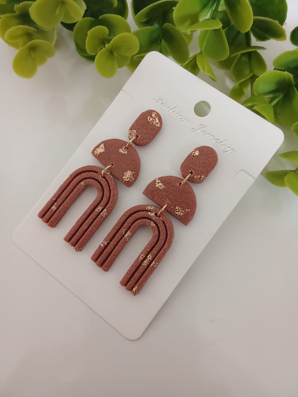 Handmade Polymer Clay Dangle Earring