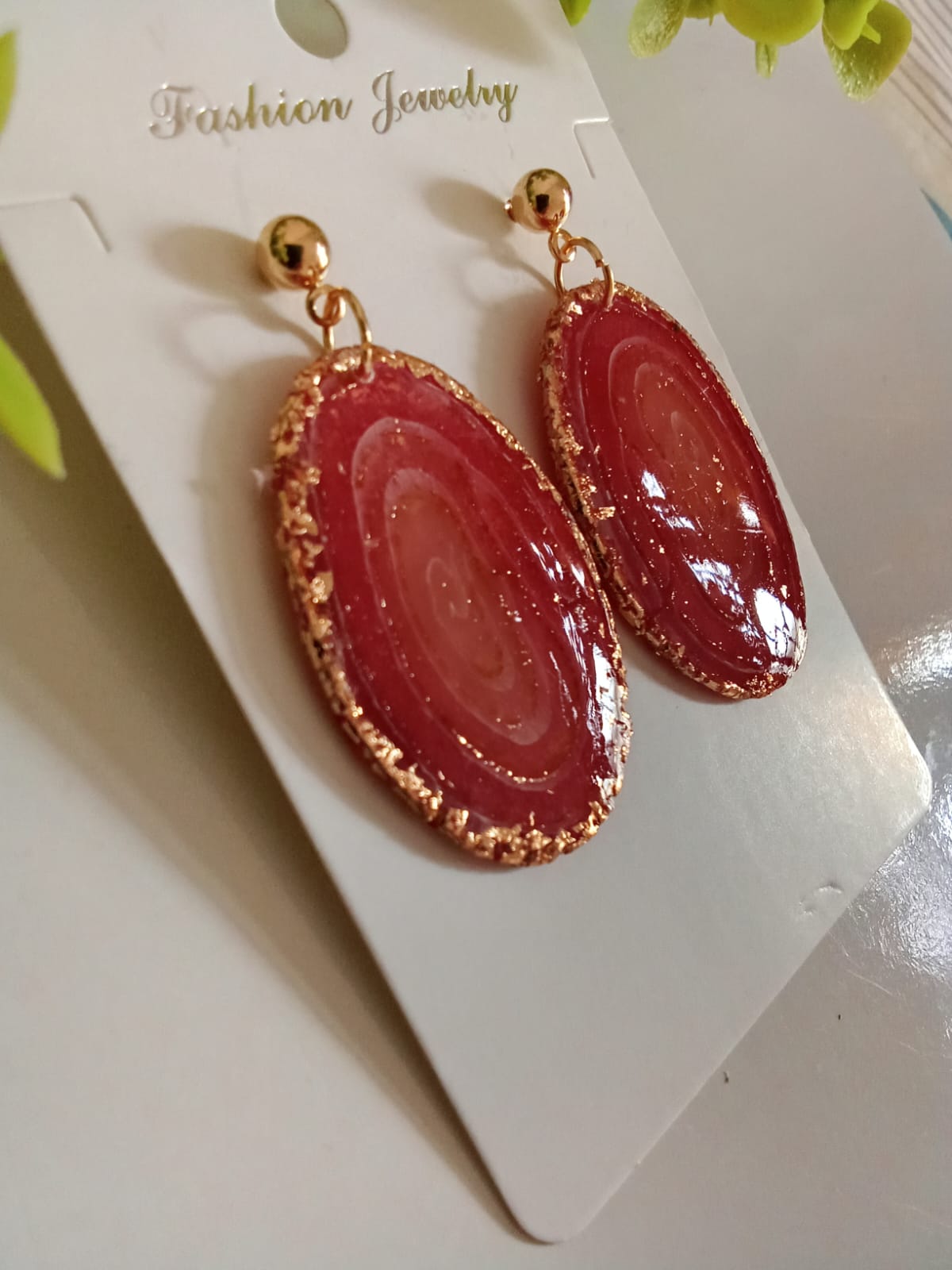 Handmade Polymer Clay Dangle Earring